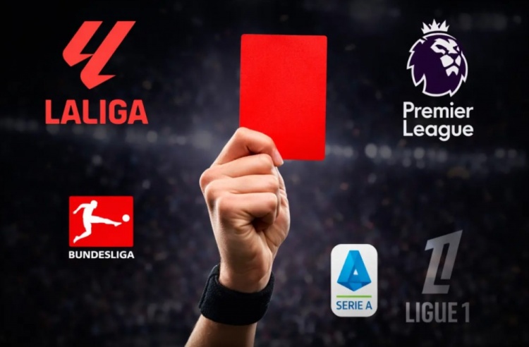 天天斗地主-西甲本赛季已产生65张红牌领先五大联赛,英超仅27张红牌最少